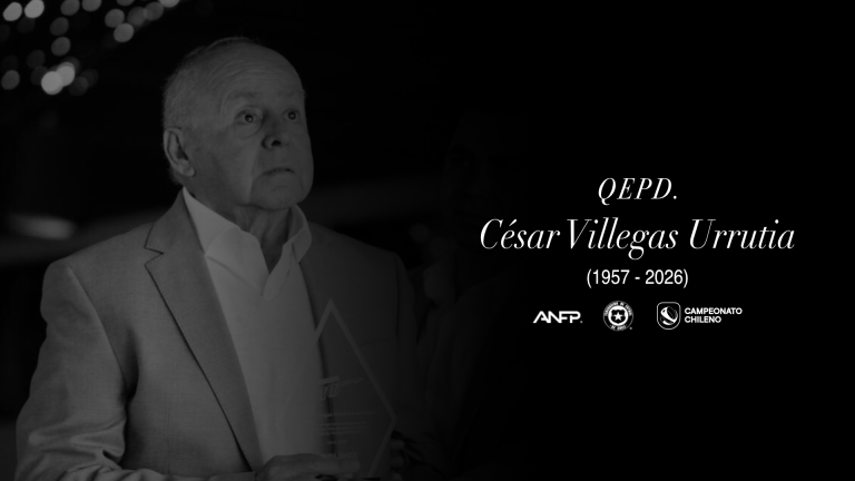 ANFP lamenta el fallecimiento de César Villegas Urrutia, presidente del Club San Luis de Quillota